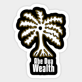 Abe Dua | Adinkra Symbol | African | African American | Black Lives Sticker